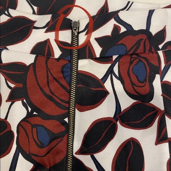 Womens Cue 2 piece set floral peplum top with pencil fitted skirt lined size 6 - Picture 9 of 13